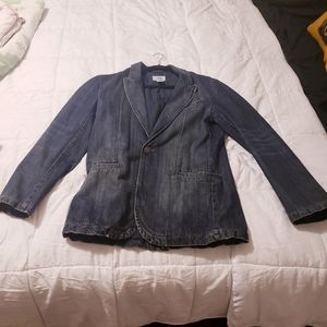 A/X Men's denim blazer